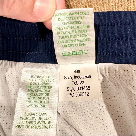 Lilly Pulitzer Ocean Trail Navy Short - Picture 13 of 13